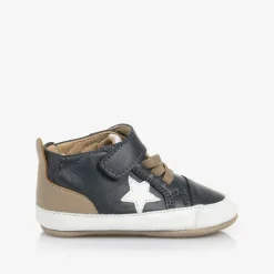 Old Soles First Walkers|First Walkers*Boys Blue Leather First Walker Shoes