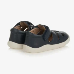 Old Soles First Walkers|First Walkers*Boys Blue Leather First Walker Sandals