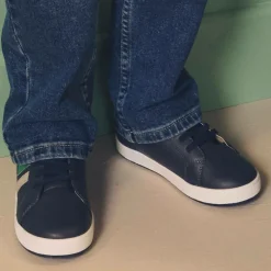 Old Soles Trainers*Boys Blue Leather High-Top Trainers