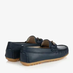 Childrens Classics Loafers & Moccasins|Loafers & Moccasins*Boys Blue Leather Moccasins
