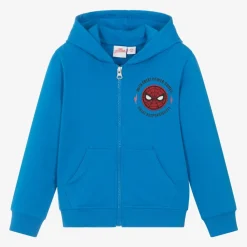 iDO Baby Tops*Boys Blue Marvel Zip-Up Top