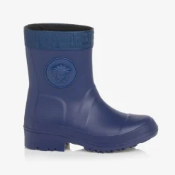 Versace Rain Boots|Rain Boots*Boys Blue Medusa Rain Boots