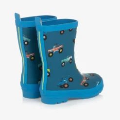 Hatley Rain Boots|Rain Boots*Boys Blue Monster Truck Rain Boots