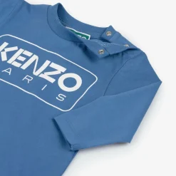KENZO KIDS Tops*Boys Blue Organic Cotton Top