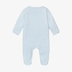 Kissy Kissy Gifts|Babysuits*Boys Blue Pima Cotton Crescent Moonlight Babygrow