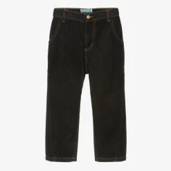 KENZO KIDS Trousers*Boys Blue Relaxed Fit Denim Jeans