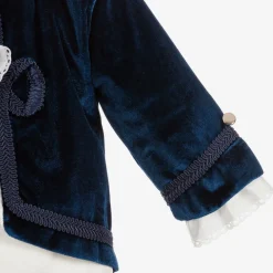 Andreeatex Suits*Boys Blue Satin & Velvet Suit