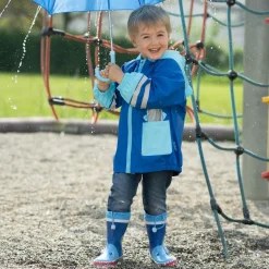 Playshoes Coats & Jackets*Boys Blue Shark Raincoat