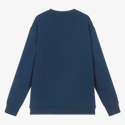 Mayoral Nukutavake Tops*Boys Blue Slogan Sweatshirt