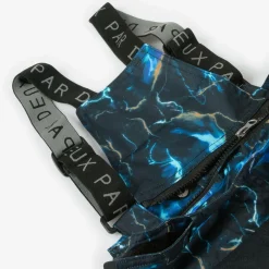 Deux par Deux Snowwear*Boys Blue Storm Print Snowsuit & Snood Set