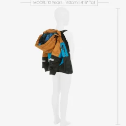 Deux par Deux Snowwear*Boys Blue Storm Print Snowsuit & Snood Set