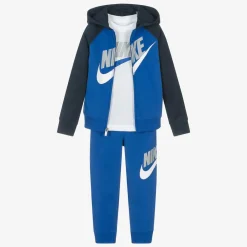 Nike Gifts|Tracksuits*Boys Blue Swoosh Tracksuit Set