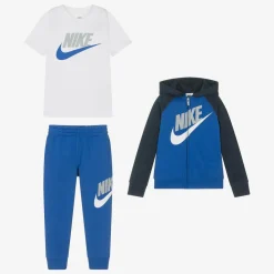 Nike Gifts|Tracksuits*Boys Blue Swoosh Tracksuit Set