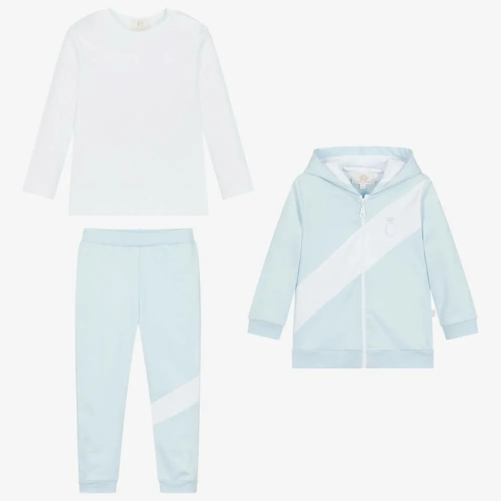 Caramelo Kids Tracksuits*Boys Blue Tracksuit Set