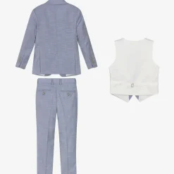 Romano Suits*Boys Blue Twill Suit