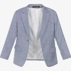 Romano Suits*Boys Blue Twill Suit