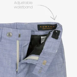 Romano Suits*Boys Blue Twill Suit