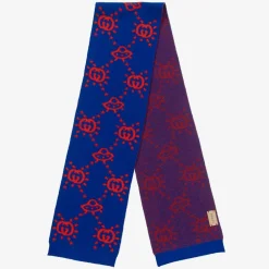 Gucci Scarves*Boys Blue UFO Knitted Wool Scarf (145cm)