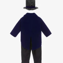 Andreeatex Suits*Boys Blue Velvet Suit