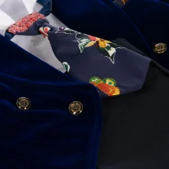 Andreeatex Suits*Boys Blue Velvet Suit