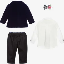 Andreeatex Suits*Boys Blue Velvet Suit