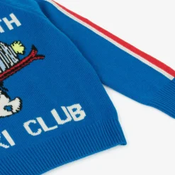MC2 Saint Barth Gifts*Boys Blue Wool & Cashmere Peanuts© Jumper