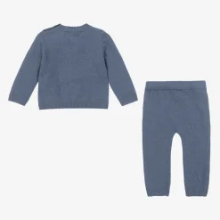 Beatrice amp; George Outfit Sets*Boys Blue Wool & Cashmere Trouser Set