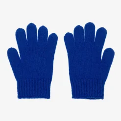 Gucci Gloves & Mittens*Boys Blue Wool Interlocking G Gloves