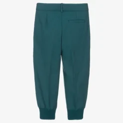 Gucci Trousers*Boys Blue Wool Square G Trousers