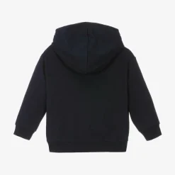 Mayoral Tops*Boys Blue Zip-Up Hooded Top