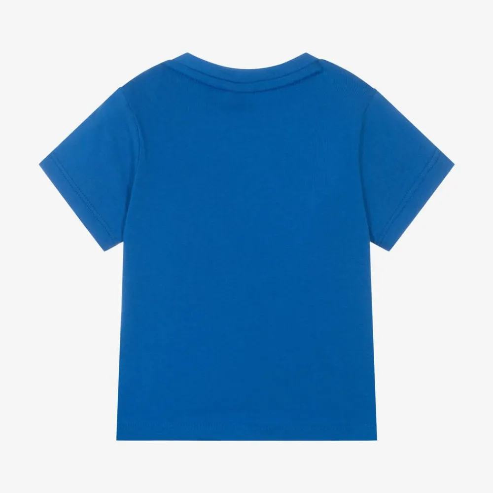 BOSS Tops*Boys Bright Blue Cotton T-Shirt
