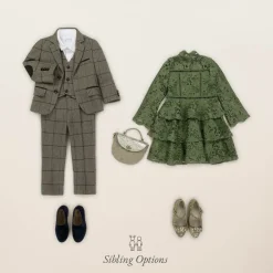 Beau KiD Suits*Boys Brown Check Suit