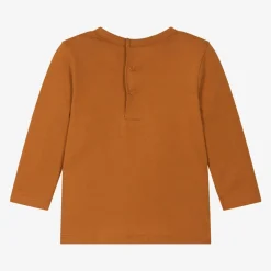 Carrément Beau Tops*Boys Brown Cotton Top