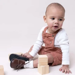 Early Days First Walkers|First Walkers*Boys Brown First Walker Shoes