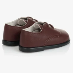 Early Days First Walkers|First Walkers*Boys Brown First Walker Shoes
