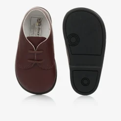 Early Days First Walkers|First Walkers*Boys Brown First Walker Shoes