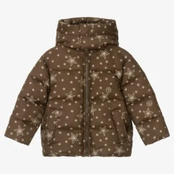 Gucci Coats & Jackets*Boys Brown GG Down-Padded Puffer Jacket