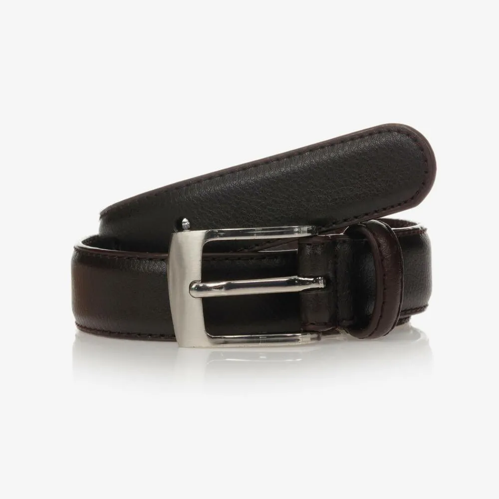 Romano Clothing Accessories*Boys Brown Leather Belt