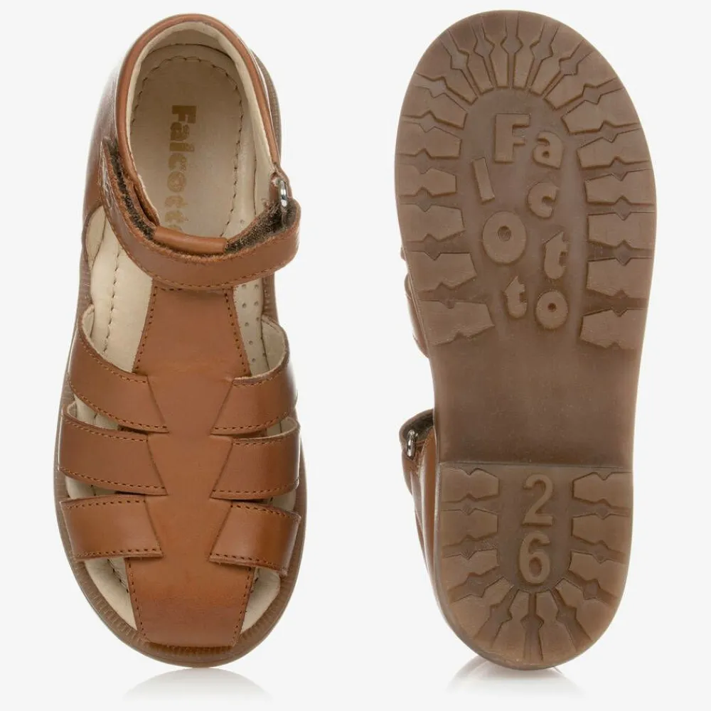 Falcotto by Naturino Sandals|Sandals*Boys Brown Leather Sandals