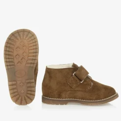Tartine et Chocolat First Walkers|First Walkers*Boys Brown Suede First Walker Boots