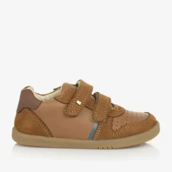 Bobux IWalk Trainers|Trainers*Boys Brown Suede Leather Trainers