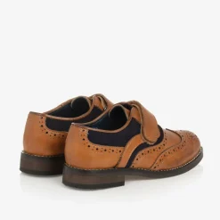House of Cavani Brogues|Brogues*Boys Brown Velcro Brogues