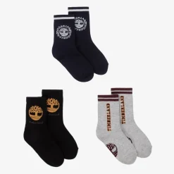 Timberland Socks*Boys Cotton Ankle Socks (3 Pack)