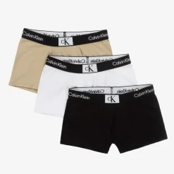 Calvin Klein Underwear*Boys Cotton Boxer Shorts (3 Pack)