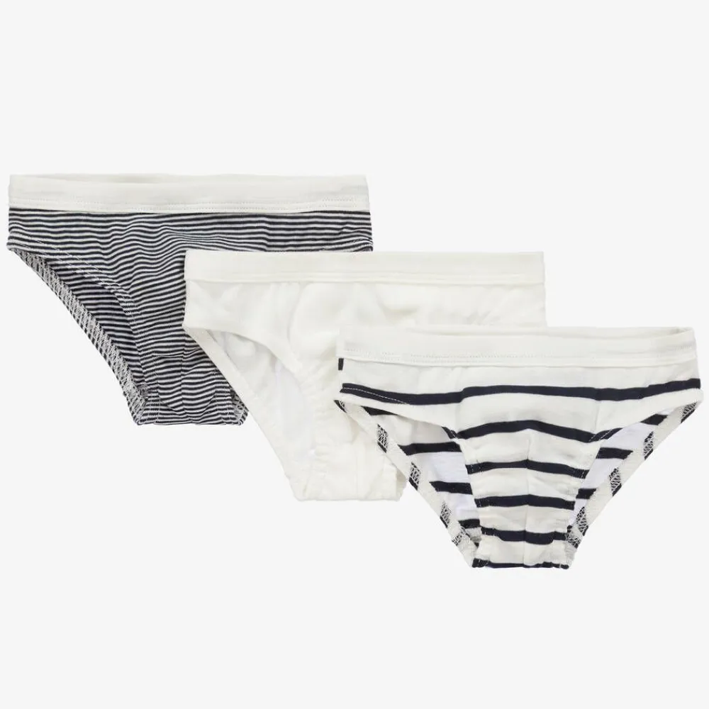 Petit Bateau Underwear*Boys Cotton Pants (3 Pack)