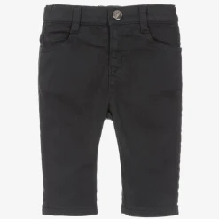 Emporio Armani Trousers*Boys Dark Blue Cotton Twill Trousers