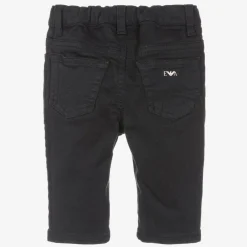 Emporio Armani Trousers*Boys Dark Blue Cotton Twill Trousers