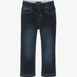 Molo Trousers*Boys Dark Blue Straight Jeans DarkIndigo