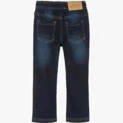 Molo Trousers*Boys Dark Blue Straight Jeans DarkIndigo