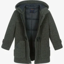 Mayoral Coats & Jackets*Boys Dark Grey Duffle Coat